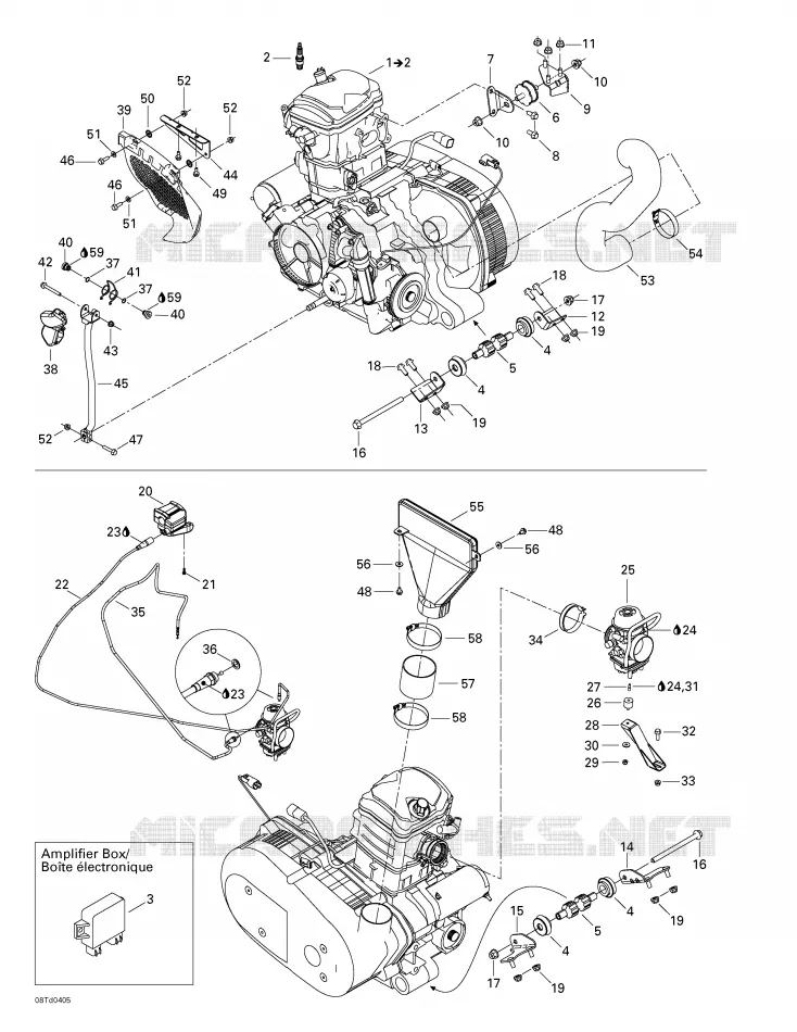 Moteur Et Support Moteur