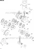 Vilebrequin Et Pistons - 850 EFI