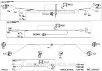 08- 0 - FRONT WIRING HARNESS - 710007442