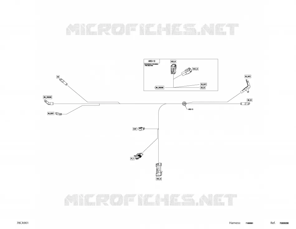 Électrique - Câblage de Régulation de Voltage - 710006901