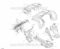 Carrosserie - Section Avant - Vert Escadron