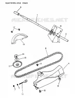 Essieu De Roue Arrière, Chaîne 170a-22