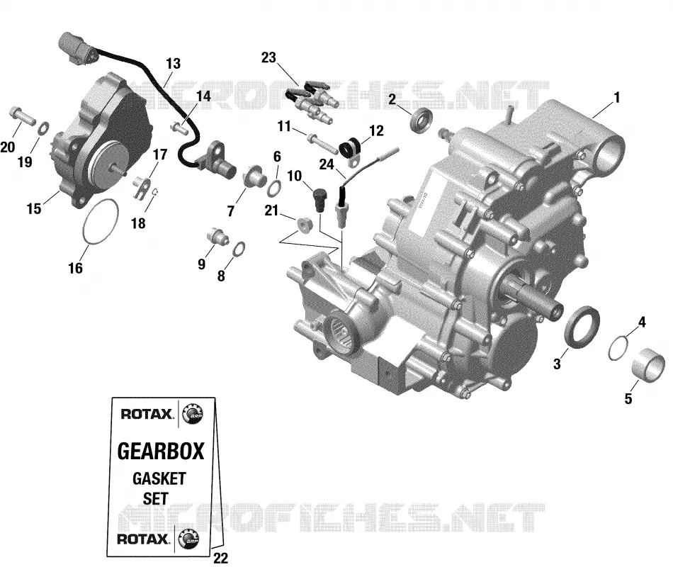 Rotax - Boîte De Vitesses Et Composantes 420686569