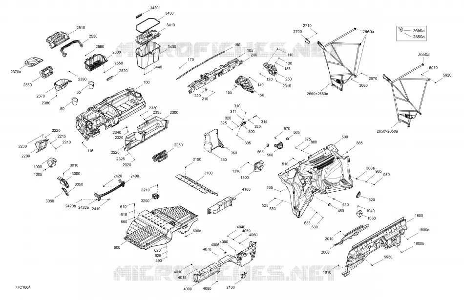 Habitacle Defender Non MAX - Tous Les Ensembles Sauf CAB