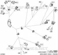 08- 0 - CONSOLE WIRING HARNESS - 710008437