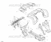 Carrosserie - Section Avant - Vert Escadron - PRO+