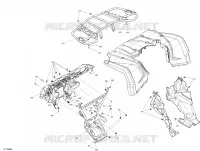 Carrosserie - Section Avant - Vert Escadron - STD