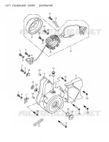 Couvercle De Carter De Moteur Gauche, Dynamo (172-07)