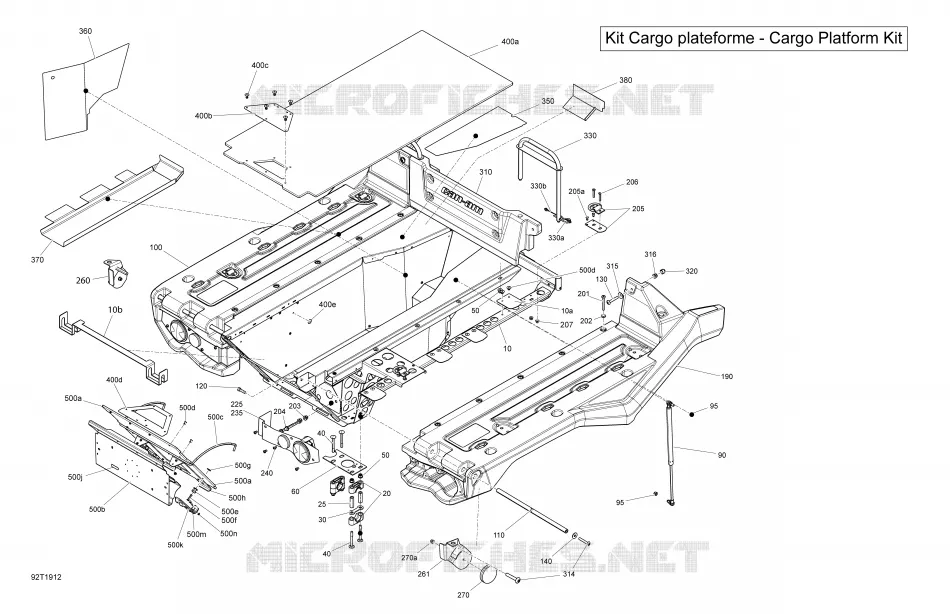 Chargement 6X6 - Ensemble Plateforme Cargo
