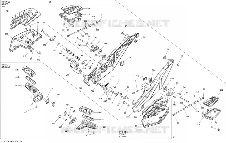 Carrosserie Et Accessoires Footrest_31Y1506e