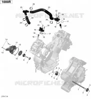 Refroidissement Moteur - 1000R
