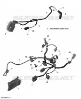 Câblage Moteur et Module Électronique - 1000R EFI (Outlander Ensemble XMR)