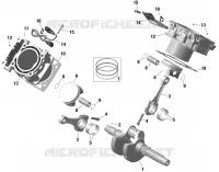 Rotax - Vilebrequin, Piston Et Cylindre