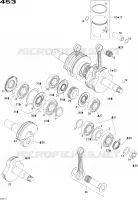 Vilebrequin Et Pistons - 850 EFI