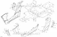 Carrosserie Et Accessoires - Panneau Central - Vert Boréal