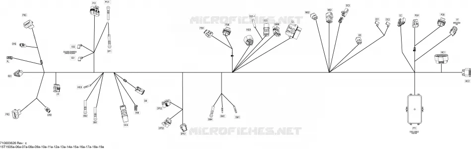 Câblage Électrique Main Harness_15T1510a