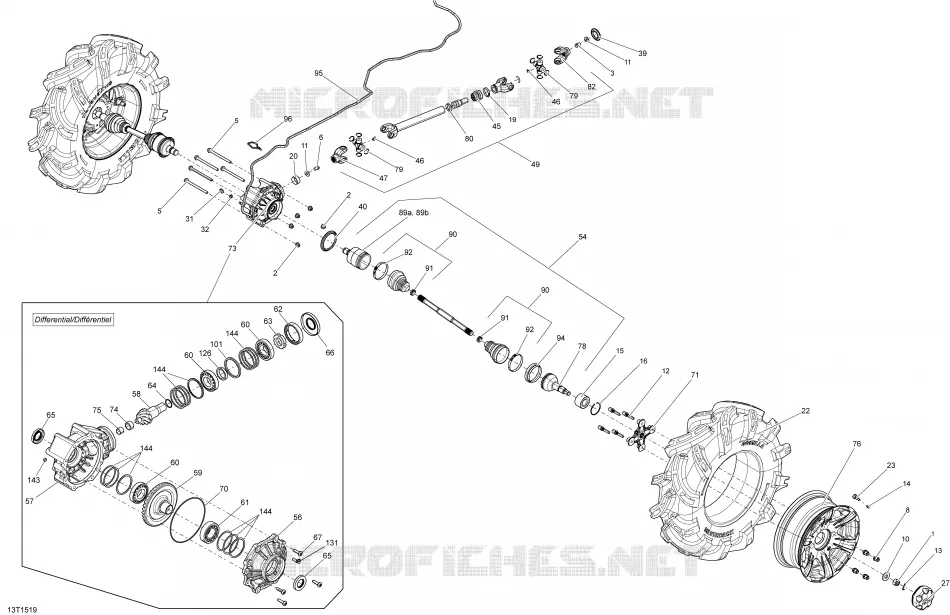 Système Entraînement Arrière _13T1519