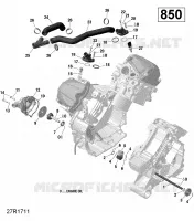 Rotax - Refroidissement Moteur - 850 EFI