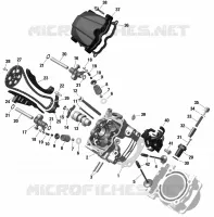 01- Rotax - Culasse, Avant
