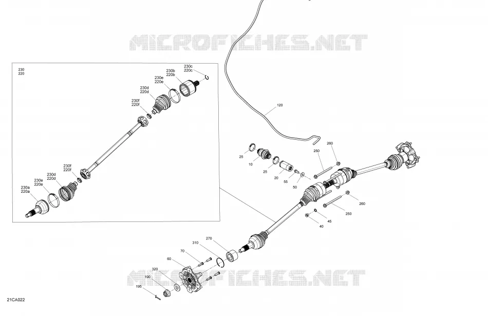 Entraînement - Section Arrière - Pièces Communes