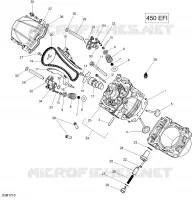 Culasse - 450 EFI