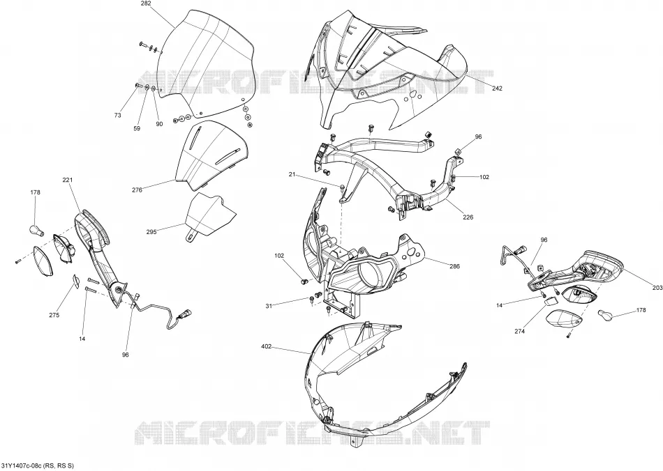 Carrosserie Et Accessoires Windshield_31Y1408c