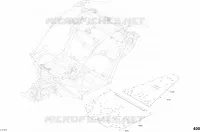 Carrosserie - Rouge Can-Am - Ensemble STD - Partie Plancher