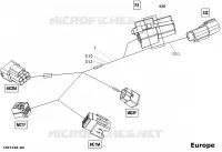 Câblage Électrique, Section Avant Ajouté Europe