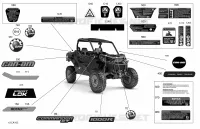 Carrosserie - Décalques - XTP