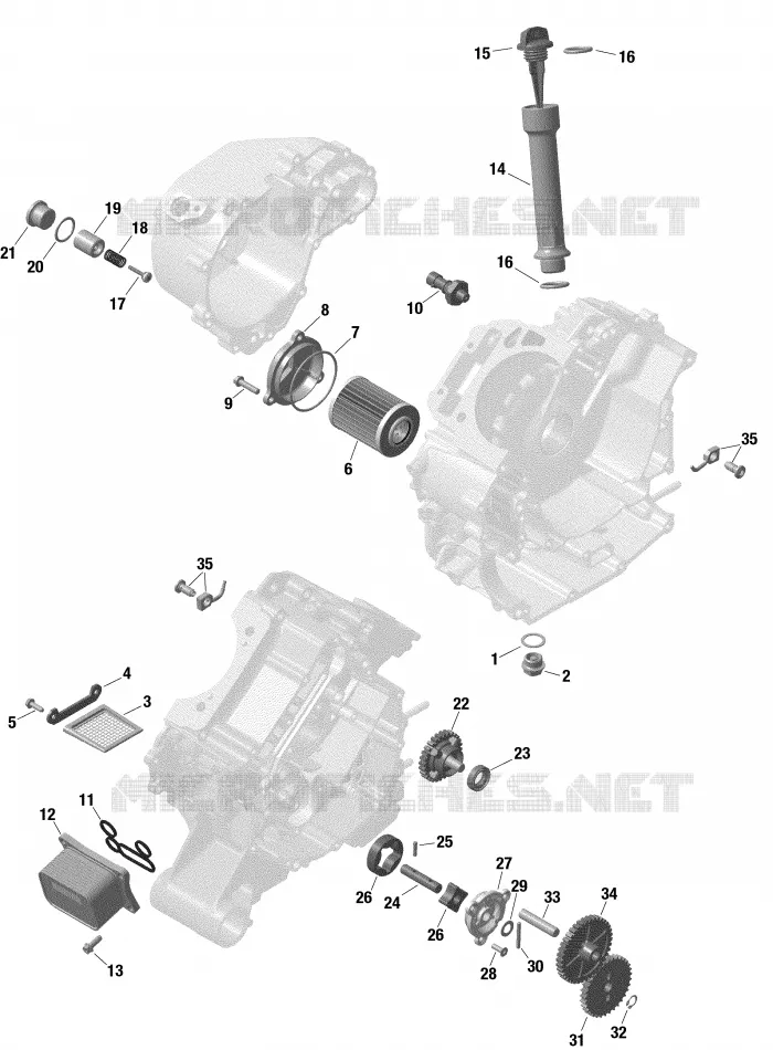 Rotax - Lubrification Du Moteur