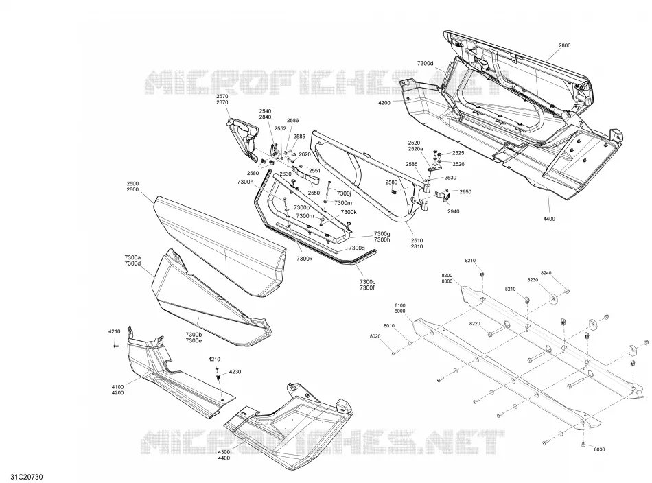 Carrosserie - Section Porte - XRC