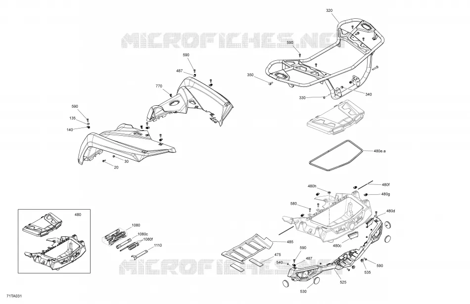 Carrosserie - Section Arrière