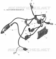 Engine Harness And Electronic Module - 450 EFI - 6X6 North America