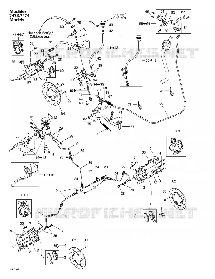 Frein Hydraulique ( 7473  7474 )