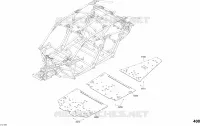 Carrosserie - Hyper Argent - Ensemble STD - Partie Plancher