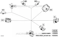 08- 0 - WIRING HARNESS BOX REAR - 710006434