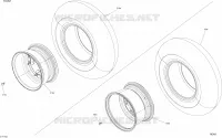 Roues Et Pneus Outlander 650 - Ensemble XMR