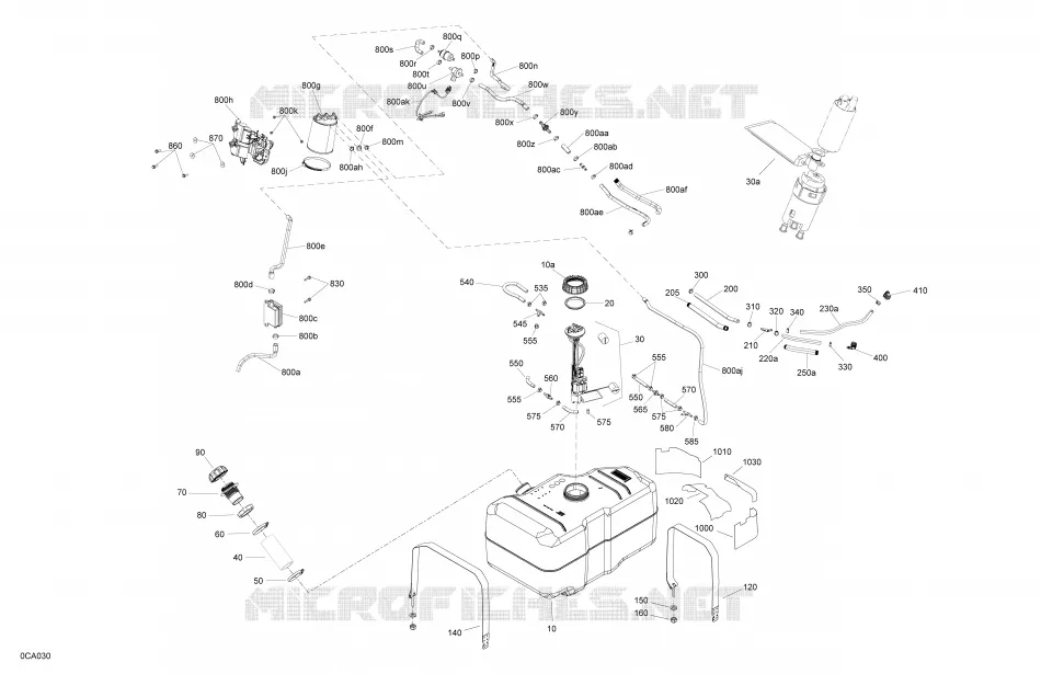 Moteur - Alimentation - EVAP System