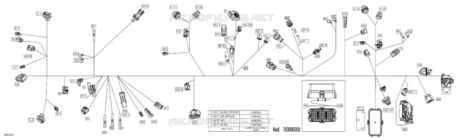 08- 0 - MAIN HARNESS - 710009198