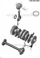 Vilebrequin, Pistons Et Arbre De Balancement