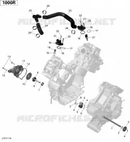 Refroidissement Moteur - 1000R