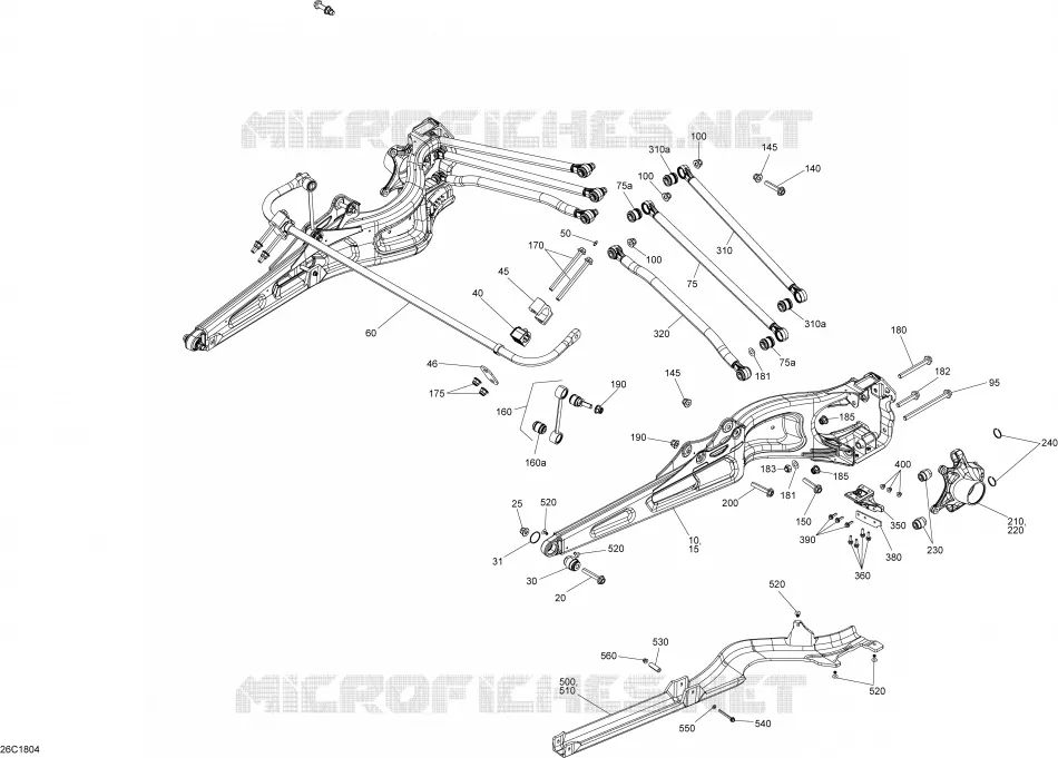 Suspension Arrière - Ensemble Xrs DPS - Modèles Noir Éternel