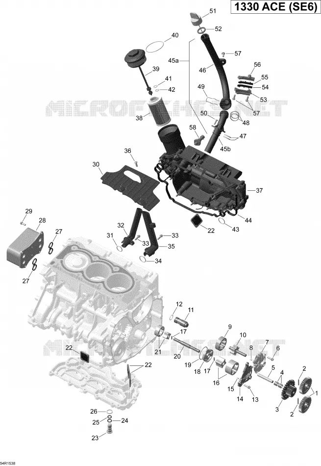 Lubrification Du Moteur _54R1538