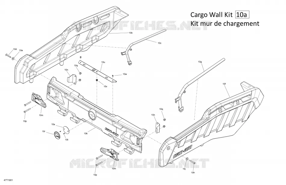 Options 6X6 - Kit Mur De Chargement