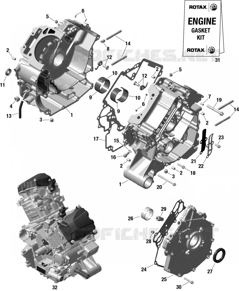 Moteur - Carter - 1010 TSS