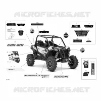 Décalques - 1000R - XMR