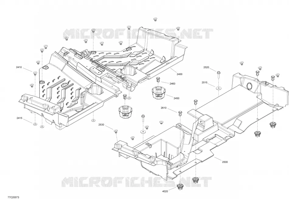 Habitacle - Plancher
