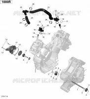 Refroidissement Moteur - 1000R