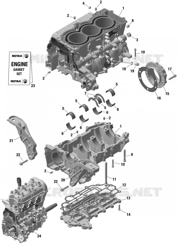 ROTAX - CRANKCASE