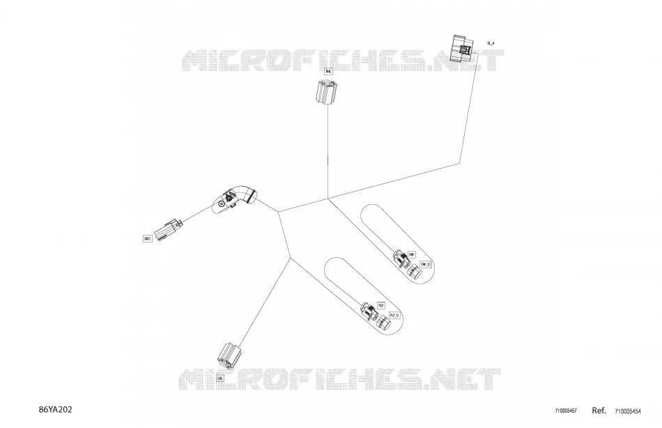 Électrique - Câblage de Console - 710005457 - Sauf Amérique du Nord